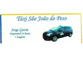 taxi sao joao peso