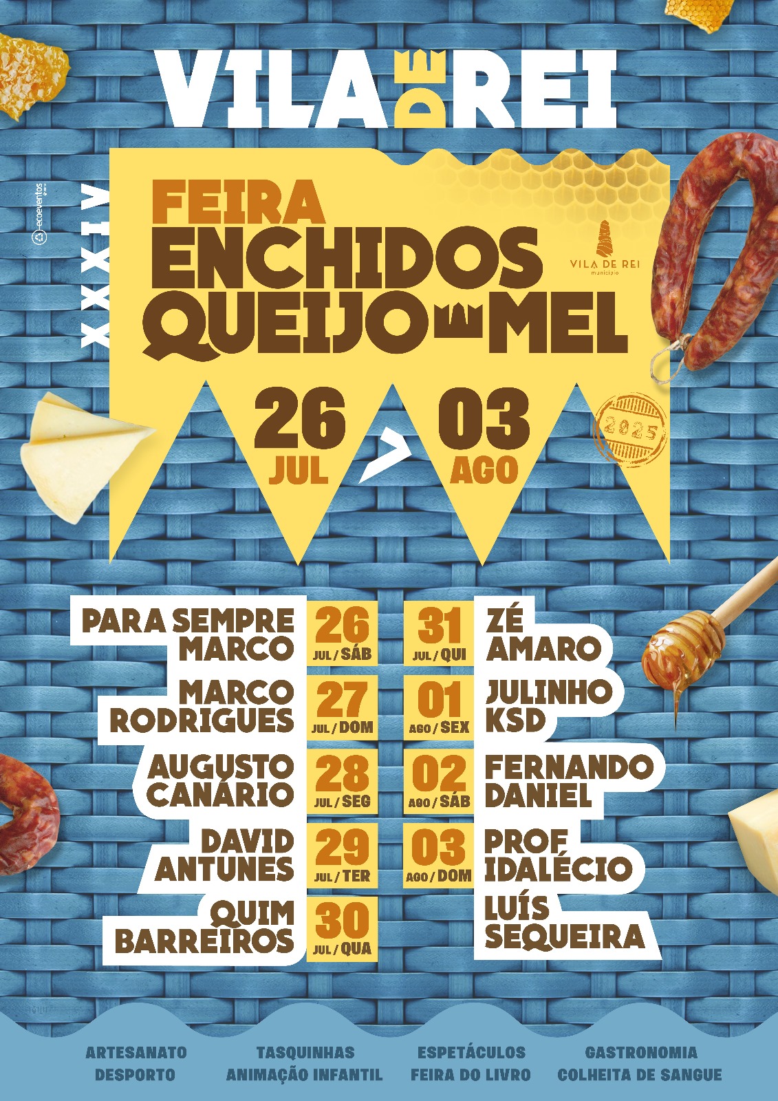 Inscrições para Expositores: Feira de Enchidos, Queijo e Mel