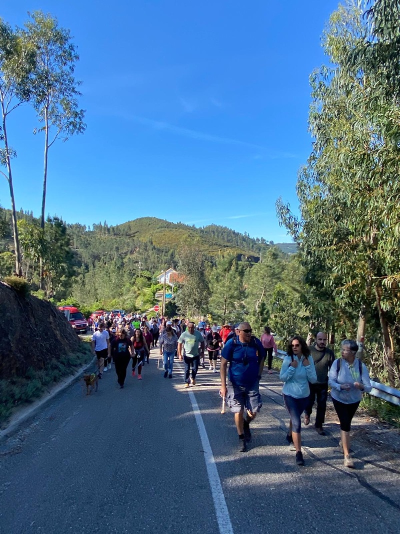 Caminhantes em Zaboeira