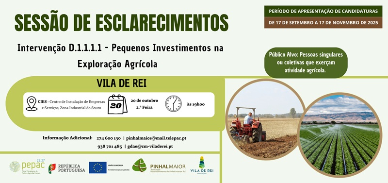 Cartaz da iniciativa