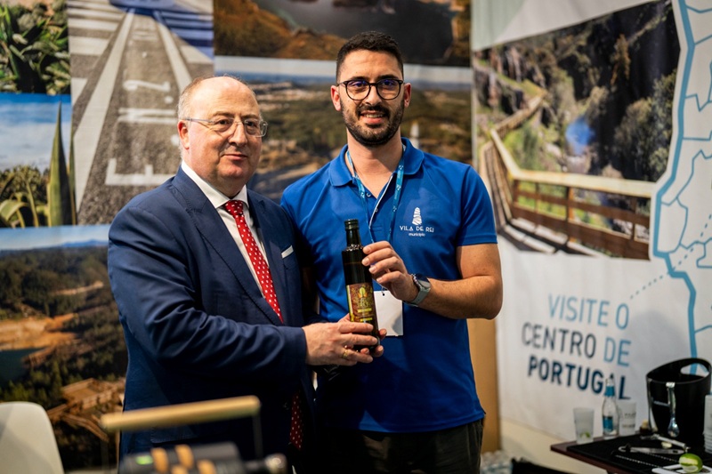 Visita do Ministro ao stand