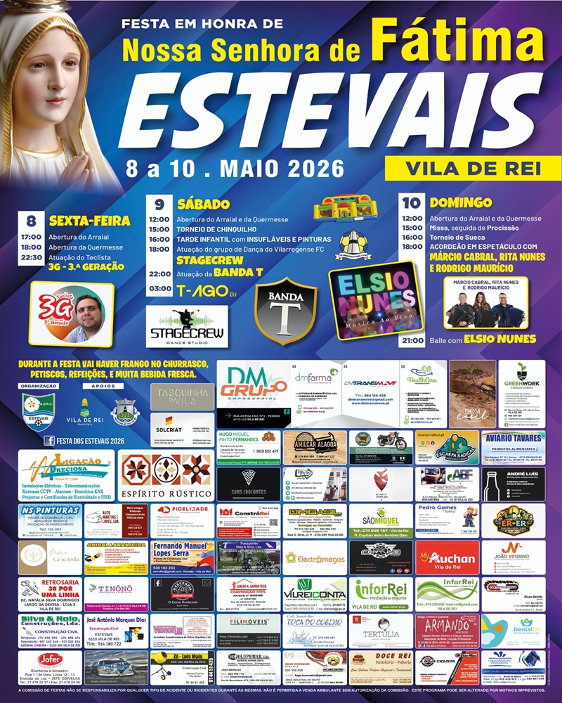 Festa em Honra de N.ª Sra. de Fátima - Estevais