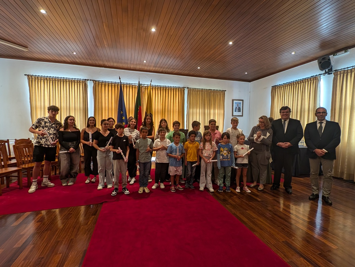 Alunos a receber Bolsa