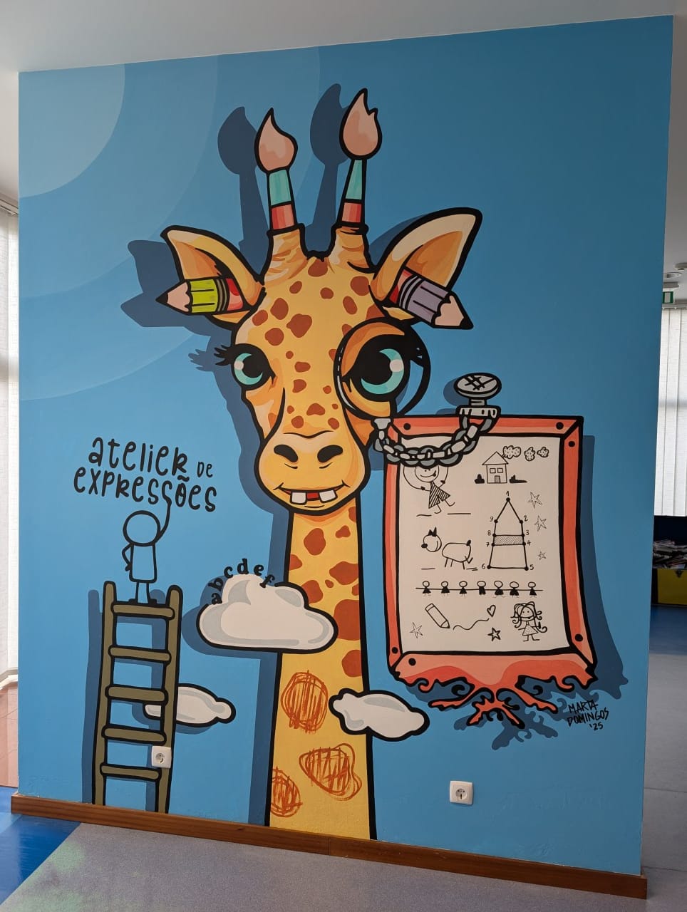 Mural elaborado por Marta Domingos