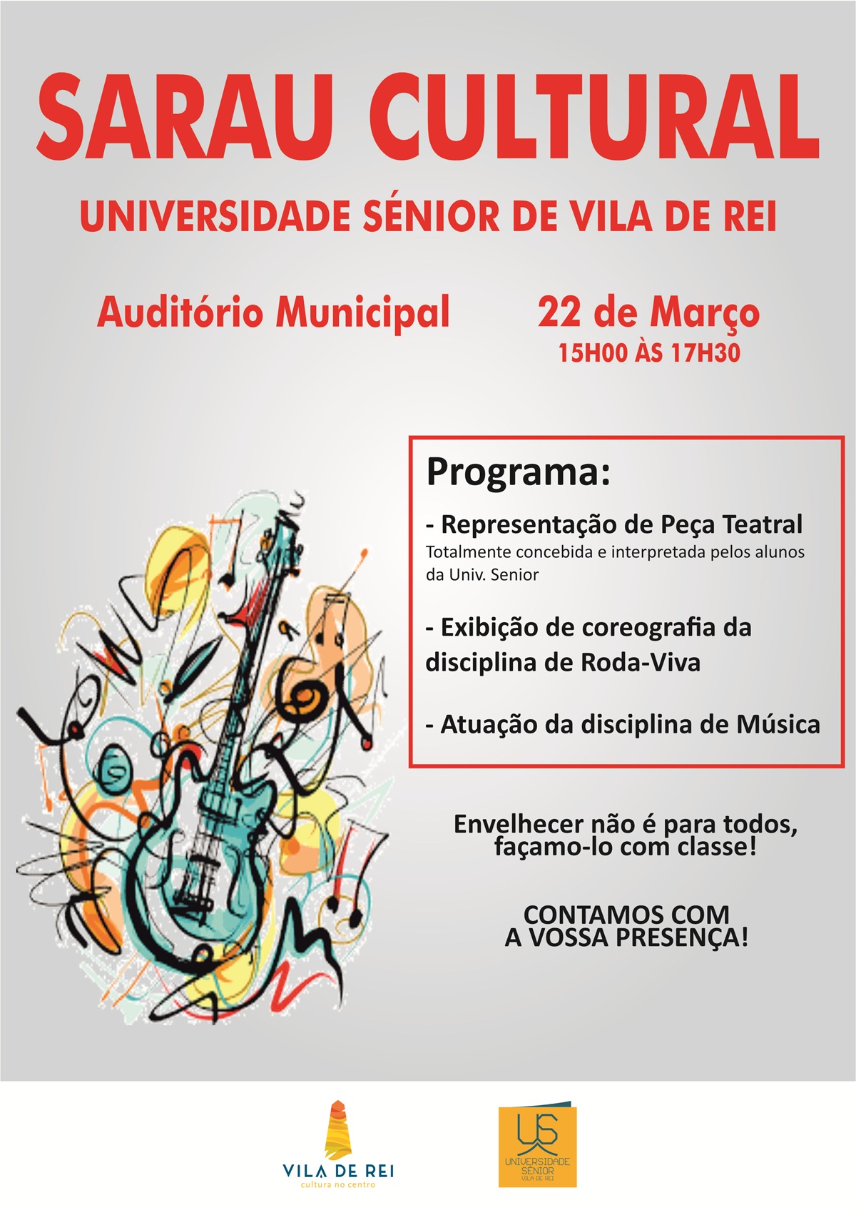 Cartaz e programa da iniciativa