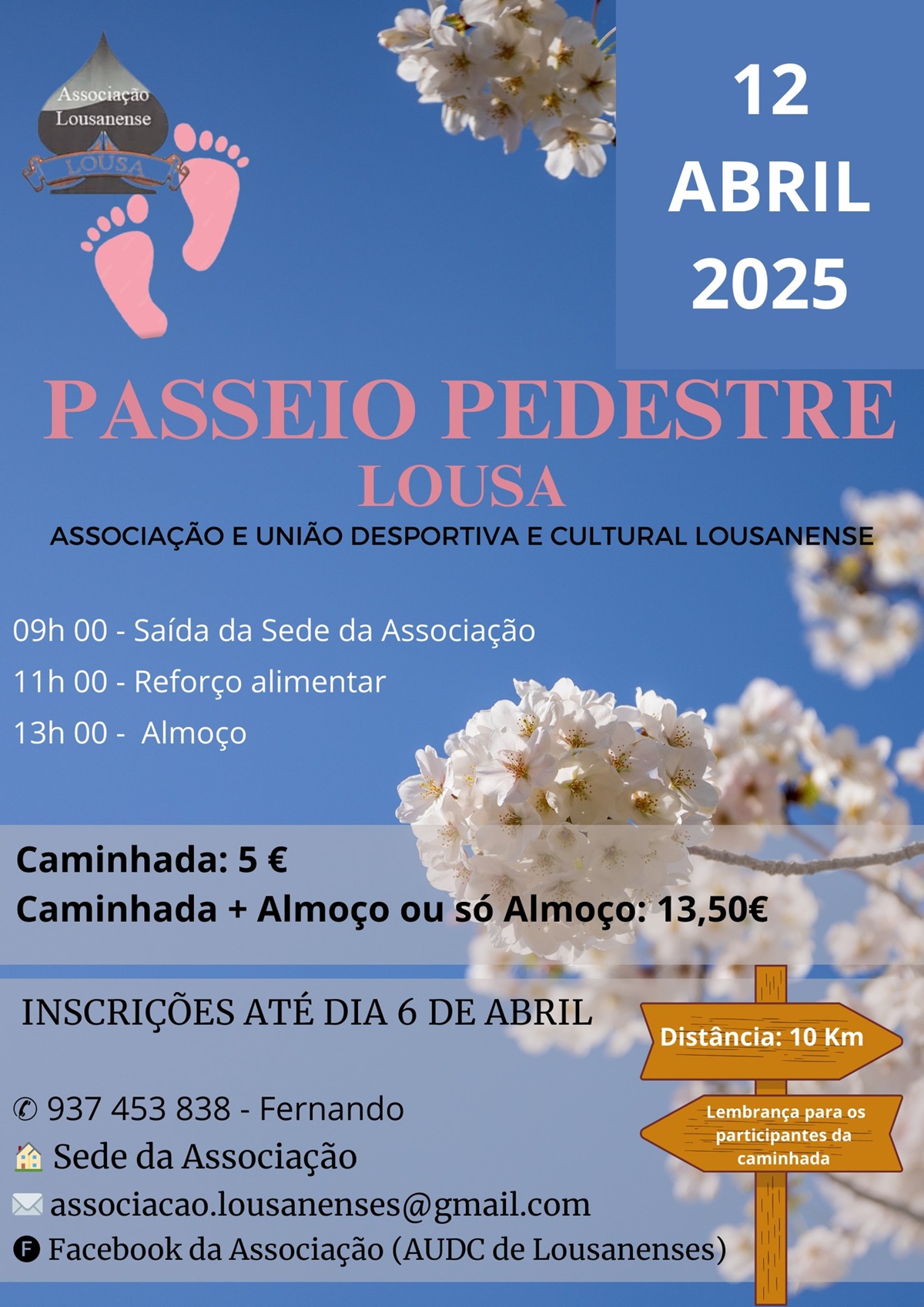 Passeio Pedestre em Lousa