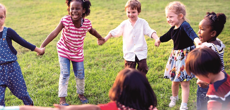 Crianças em férias