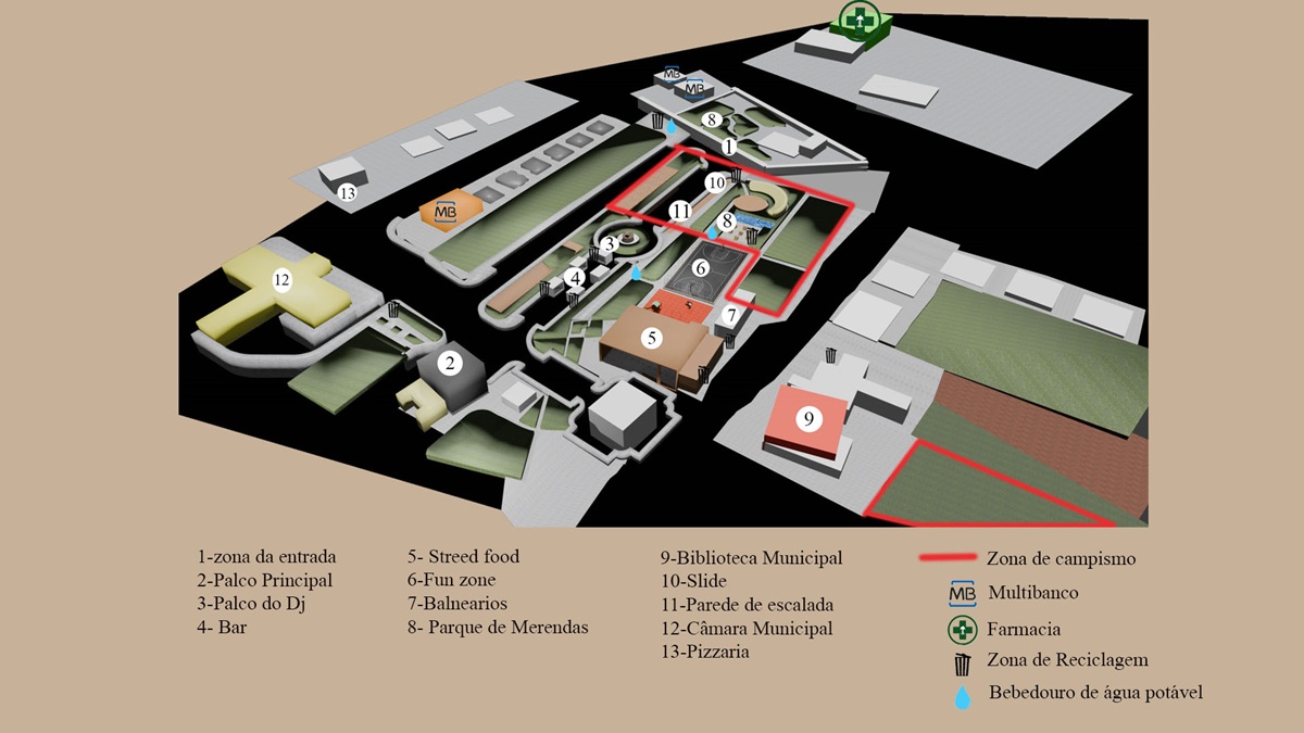 Mapa do Festival