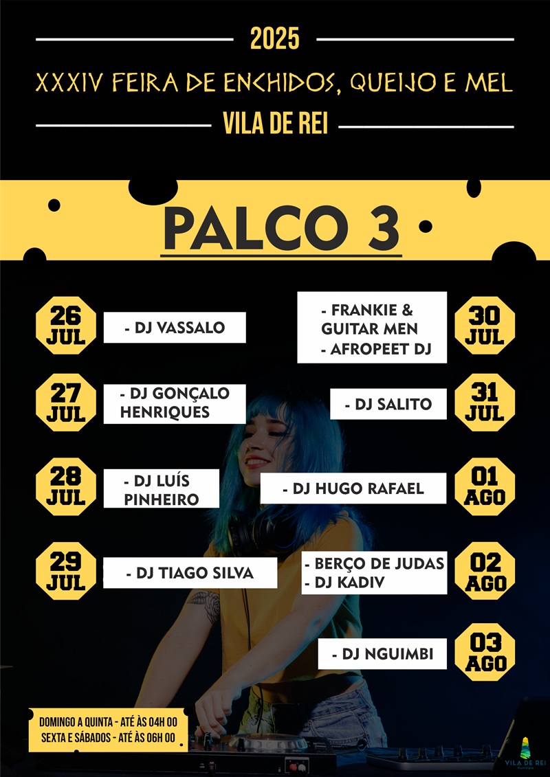 Programa do Palco 3