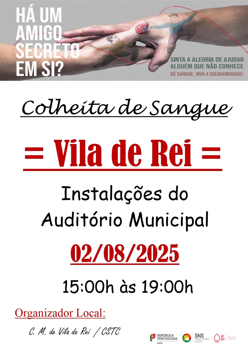 Cartaz da Colheita de Sangue