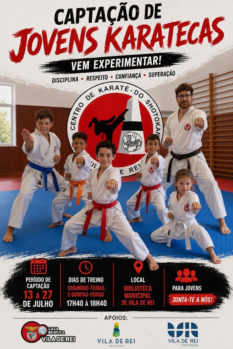 Karaté abre portas a novos praticantes com treinos gratuitos