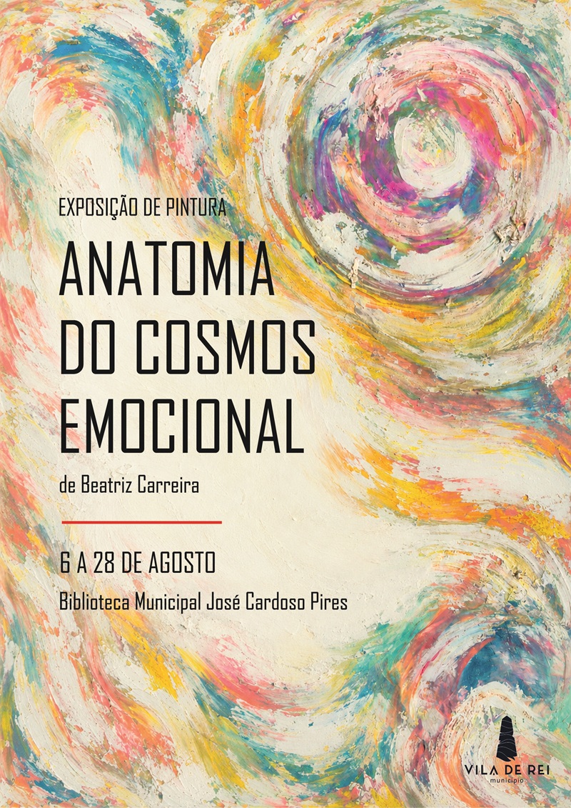Biblioteca Municipal recebe exposição de pintura "Anatomia do Cosmos Emocional"