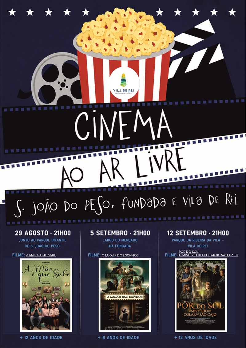 Cinema ao Ar Livre regressa às três freguesias de Vila de Rei