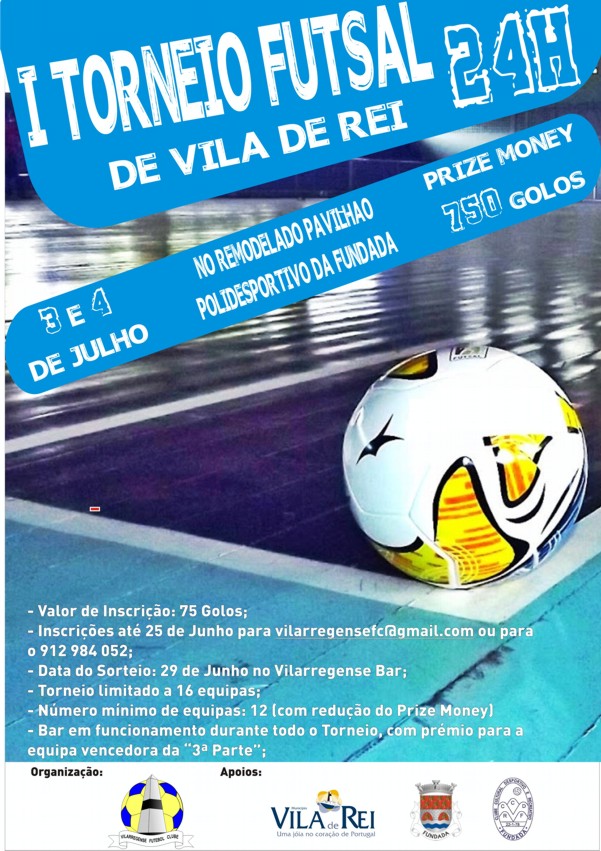 torneio futsal 24h