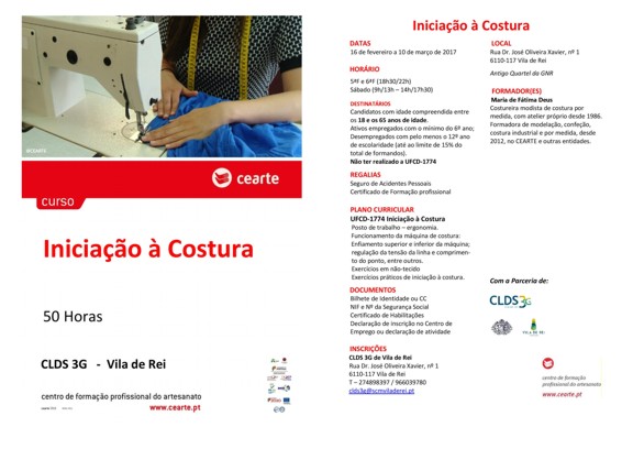 curso costura