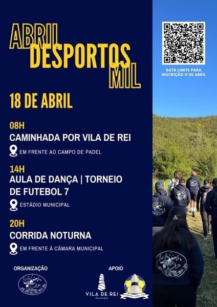 Abril, Desportos Mil